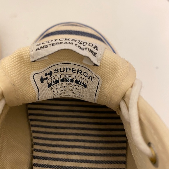 Superga (Scotch and Soda)- kids shoes size 2.5 - Picture 7 of 7